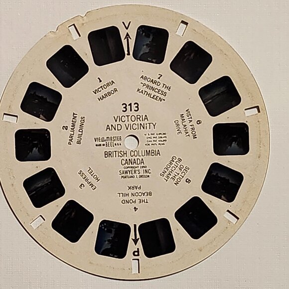VINTAGE VIEW MASTER Reels x 2 CANADA Laurentian Mt. Area Victoria and Vicinity - Picture 3 of 4